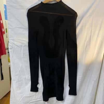 Dion Lee Womens  Size XS Bodycon Dress Black  