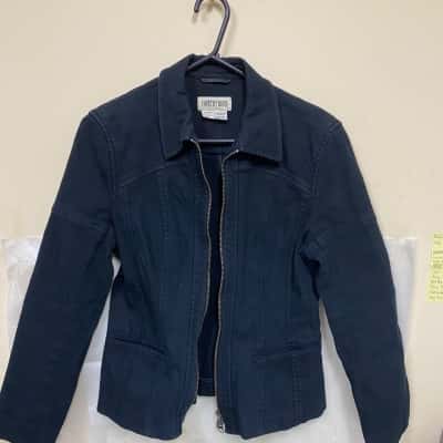 Country Road Womens  Size M corderoy Jacket Black  