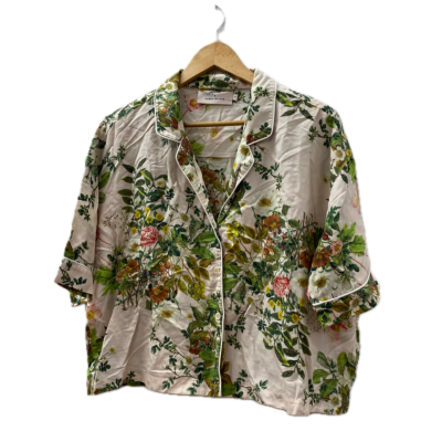 Karen Walker * Papinelle Womens  Pyjama Set Size S Floral / Green