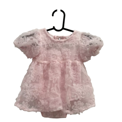 Dimples Lace Romper.  Size 0000