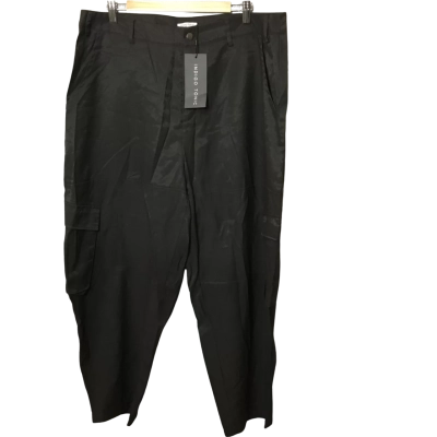 Indigo Tonic Womens  Size 16 Cargo Pants Black  