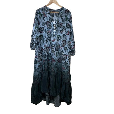 Brand New - Taking Shape Paisley Tiered Dress - Size 20
