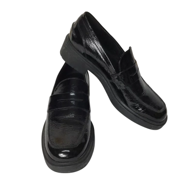  Hogl Mens  Size 5.5 High Shine Leather Loafer
