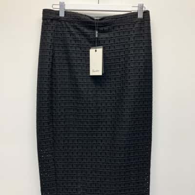 Bardot Womens Black Skirt Size 12