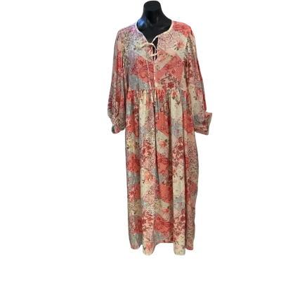 Composition Womens  Size XXL Babydoll Dress Floral / Multicoloured 