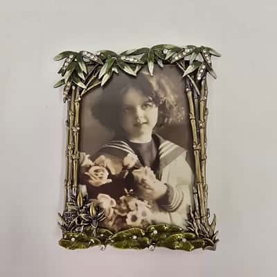 Bamboo and Diamante Frame