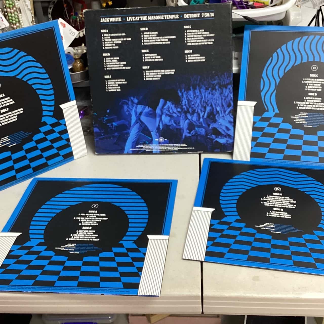 Jack White Live at the Masonic Temple 4 Vinyl Records Set(s) - New 