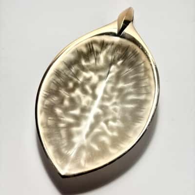 Vtg. WMF Ikora silver-plated leaf-shaped tray from Germany
