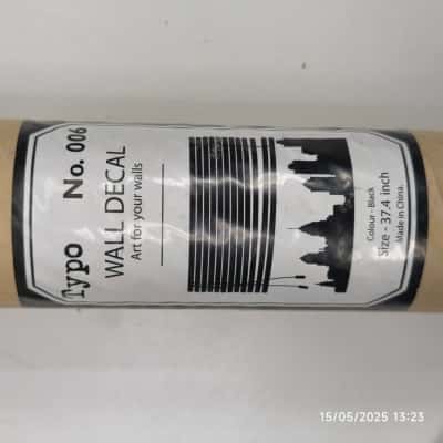 Typo No 006 Wall Decal 37.4 inch as new unused 
