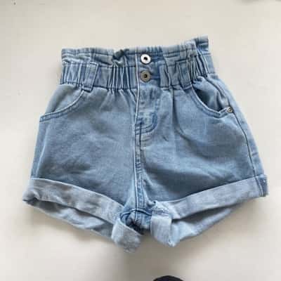 Seed Heritage Kids Blue Denim Shorts Size 5 