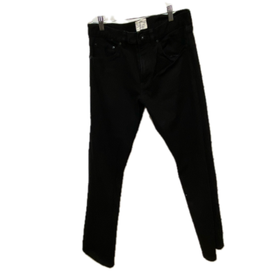 Saba Denim Mens Jeans Size 30 Black Tapered Leg