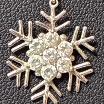 925 snowflake Womens Necklace / Pendant Silver 