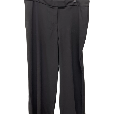 Jacqui-E Womens  Size 18 Capri 3/4 Basic Minimalistic Pants Black  