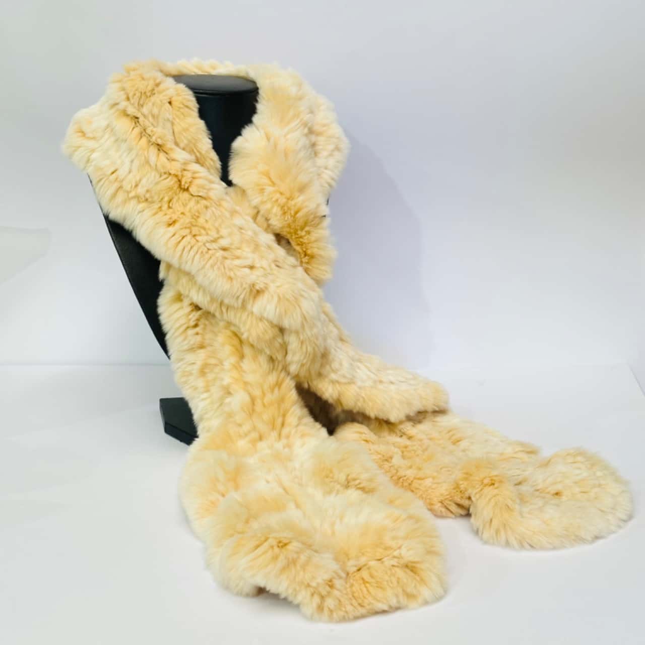 Rabbit Fur Scarf Cream(s)