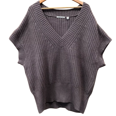Country Road Taupe Brown Knit Vest Size XL