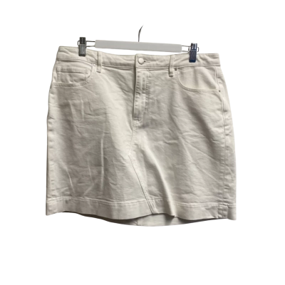 Country Road Womens  Size 14 Mini Skirt White 