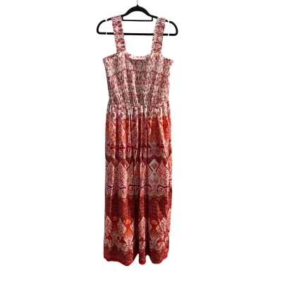 Autograph Womens  Size 16 Maxi Dress Red / White RRP $129.99