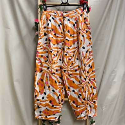  Womens Gorman Patterned Casual Pants Size 12  