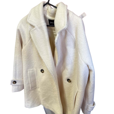 Sportsgirl Womens  Size 10 Cream Coat 