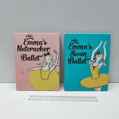 The Wiggles Emma's Nutcracker Ballet & Swan Ballet Hardcover Books Lot