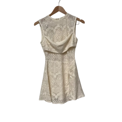 SABA Size 8 Cream Lace Gem Dress BNWT