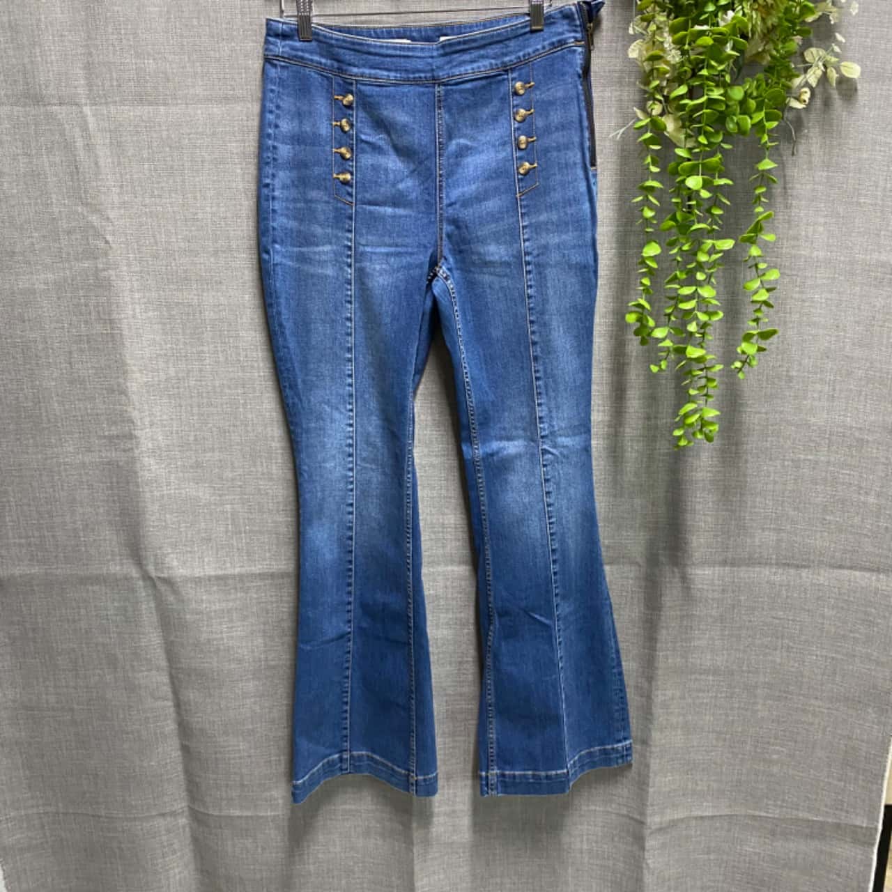 31 Wide Leg Jeans Blue