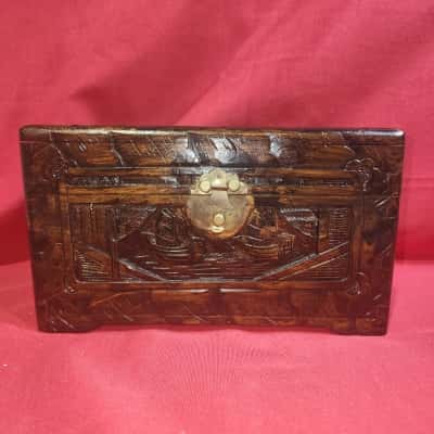 Carved Wooden Box