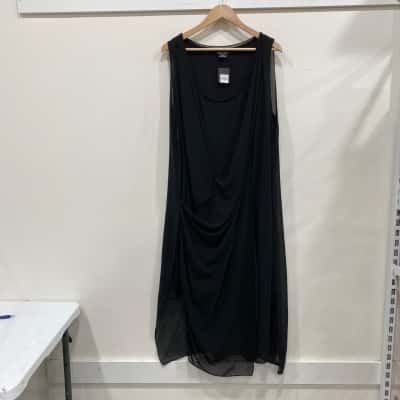 City Chic Womens  Size L Sleeveless Dress  Black  