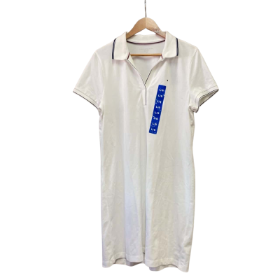 Tommy Hilfiger Womens  Size L Polo Dress White 