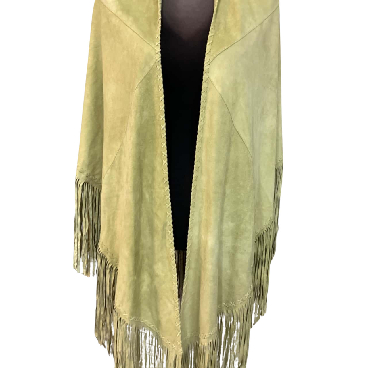 Suede fringed shawl BNWT(s)
