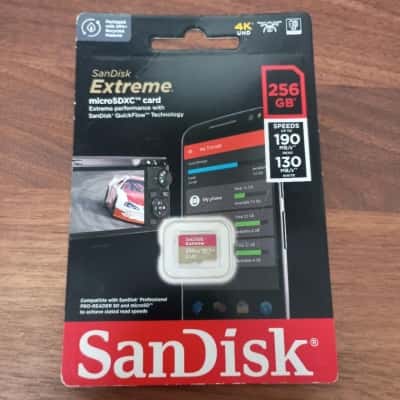 SanDisk Extreme 256GB microSDXC card