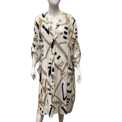 TS Womens  Size 20 Casual Dress Cream / Multicoloured 