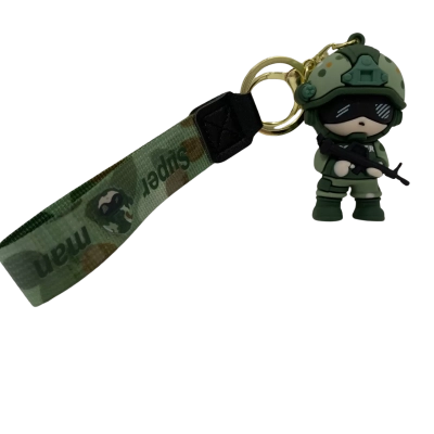 Kids Soldier/Army Key Chain Green 