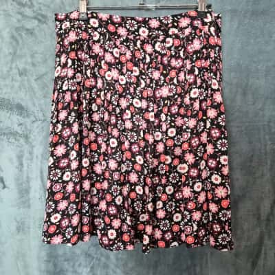 Kate Spade Womens  Size 10.5 A-Line Skirt Floral 