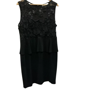 Perri Cutten Womens  Size 18 Midi Dress Black