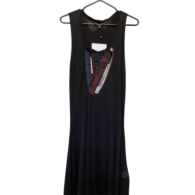 Bleu Blanc Rouge Womens  Size XL Sleeveless Dress  Black  