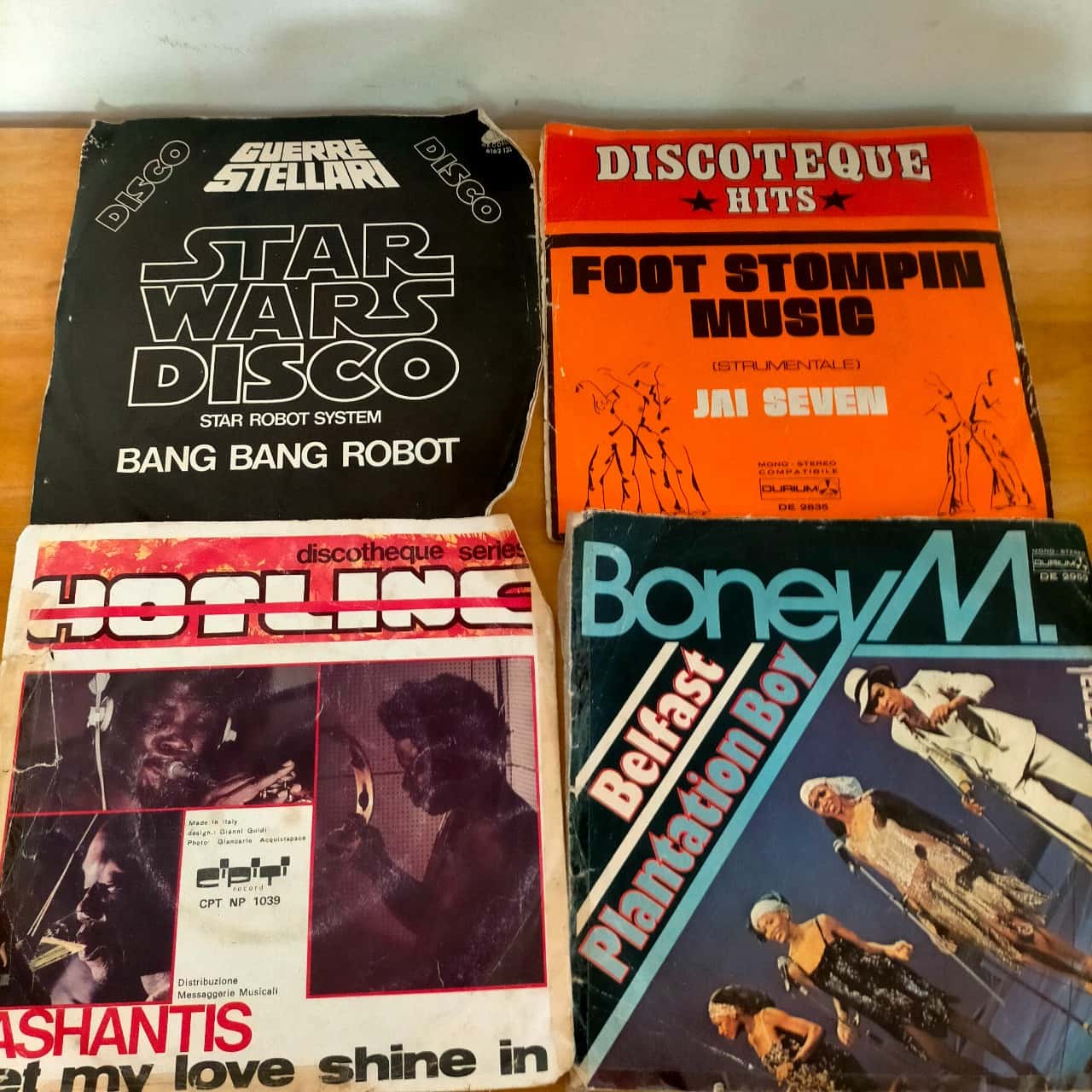 Bulk Lot Assorted DISCO Single Vinyl Records GUC (s)