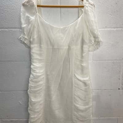 The East Order Womens  Size M Mini Dress White 