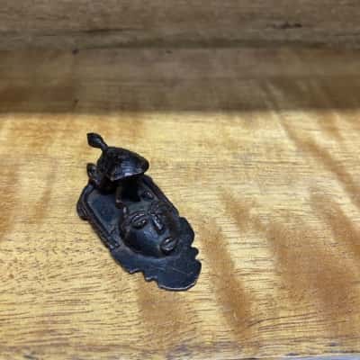 Vintage Gan Bronze Amulet Pendant