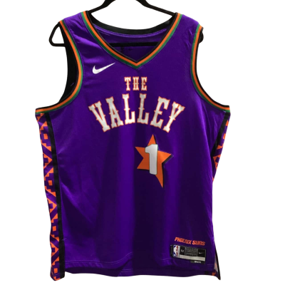 Mitchell & Ness Mens  Size L Jersey Purple Phoenix Suns NBA Champ #1