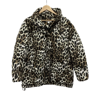 Via Spiga Womens Size L Winter Jacket Animal print