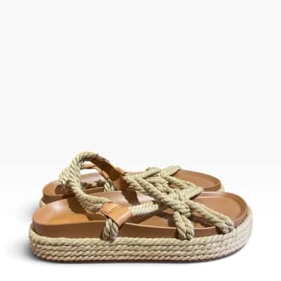 Walnut Melbourne Womens  Size 37 Flats Beige / Brown 
