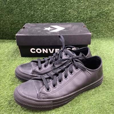 Converse Black Sneakers Size 8