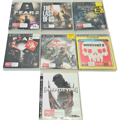 LIGHTS OUT BUNDLE! Seven chilling Playstation 3 games!