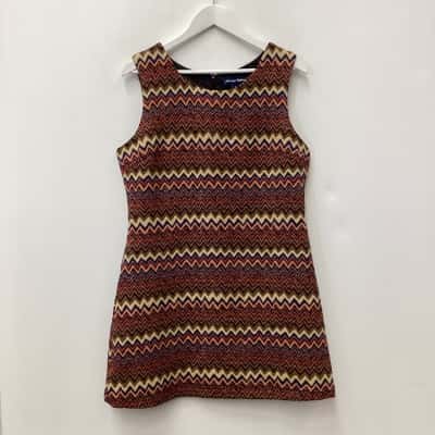 Princess Highway Pattern Sleeveless Dress - Size 14