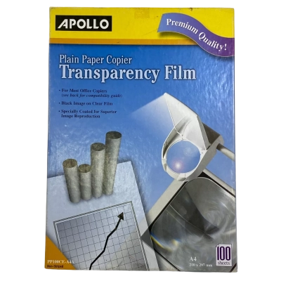 Apollo Plain Paper Copier Transparency Film