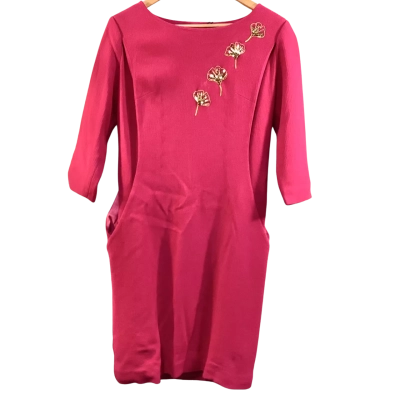 BNWT Viceta Wang Womens  Size 12 Formal Dress / Midi Dress Pink  