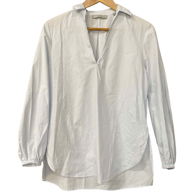 Vince. Womens Size XS Blue Long Sleeve Shirt 