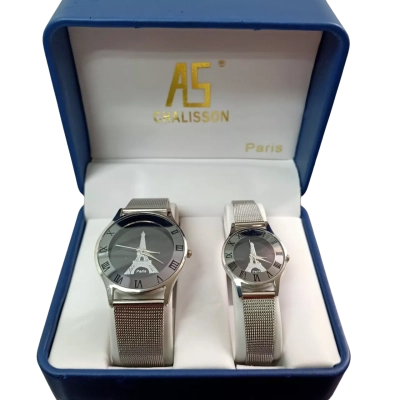 A5 Chalisson Paris His and Hers Watch Set - Working Pair in Box 