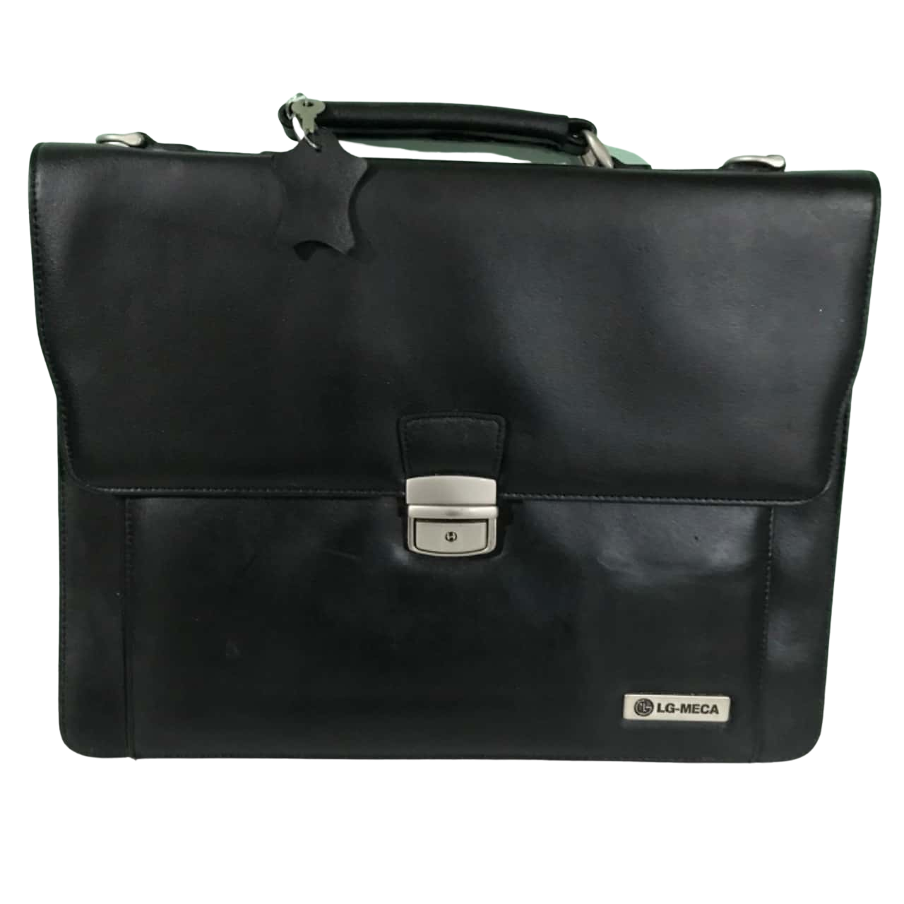 NWOT LG Meca Laptop Briefcase Black with keys & LockSE1733499